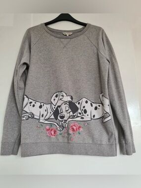 Cath Kidston x 101 Dalmatians Sweatshirt with Pink Floral Print
